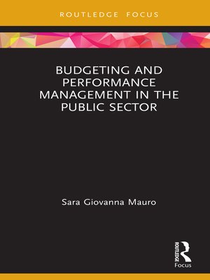 cover image of Budgeting and Performance Management in the Public Sector